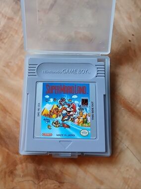 Nintendo Super Mario Land Game Boy Cartridge with Colorful Label